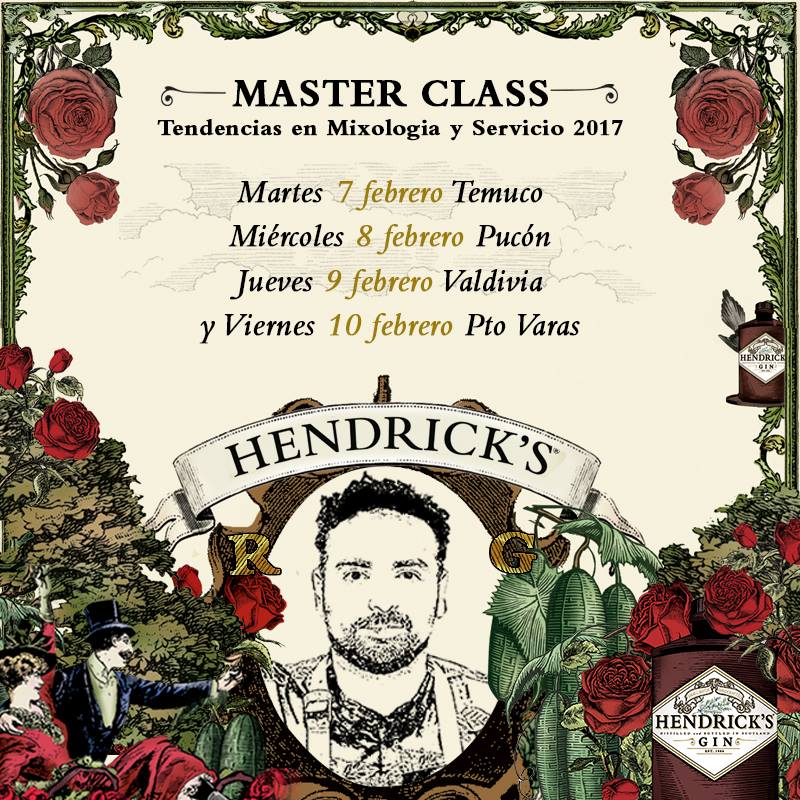 Master Class Gin Hendrik's al Sur de Chile